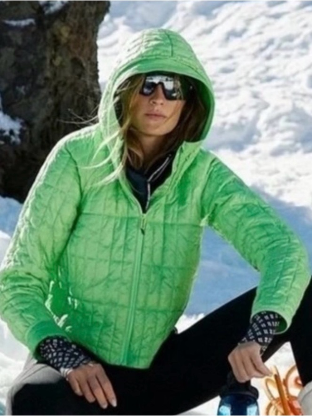 FP Movement Light as a Feather quilted packable puffer jacket size L